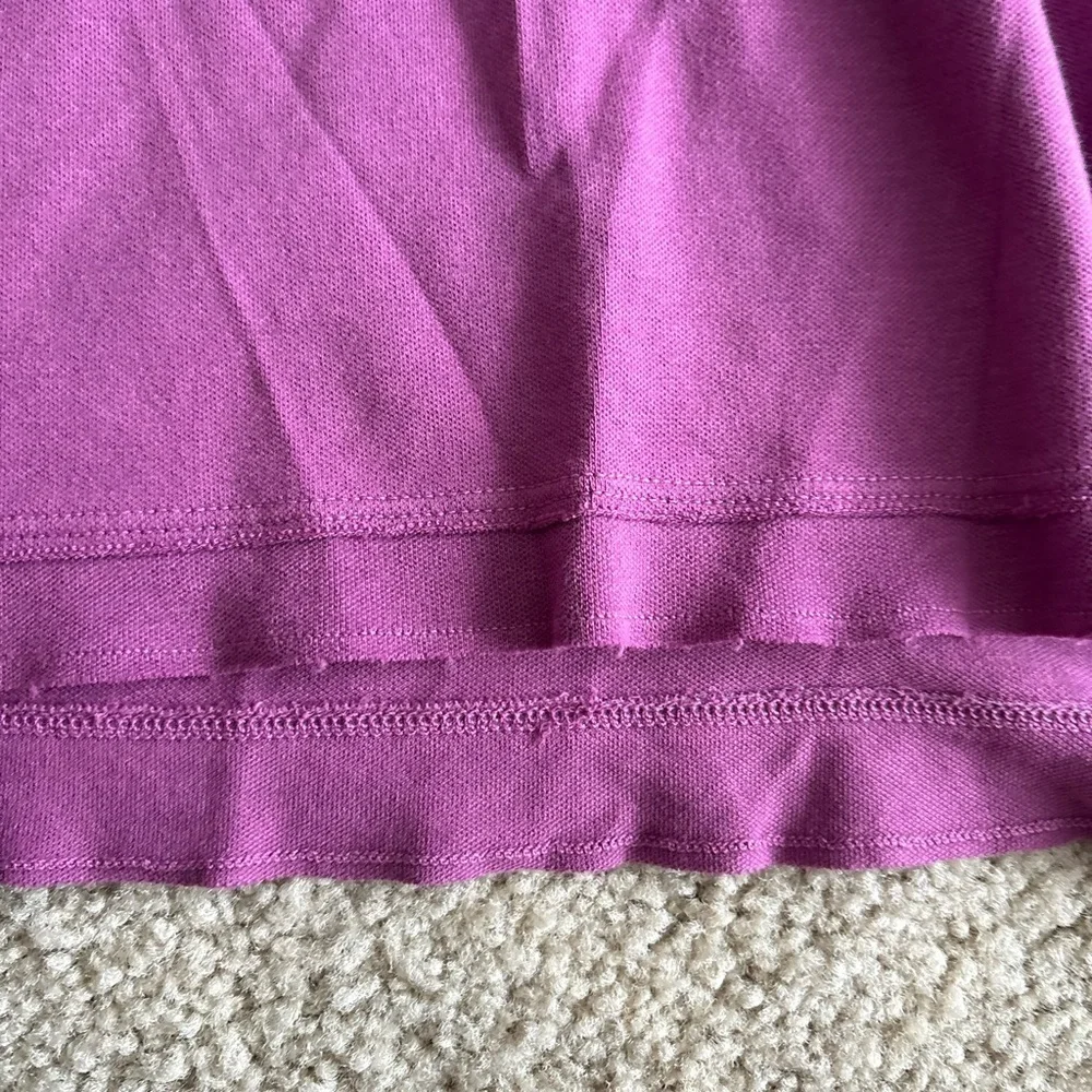 Jack spade purple Pima cotton short sleeve T-shirt button polo tee size xxl NWT